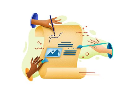 Illustrations for UI (Email/SMS Marketing Website) drawing email email marketing illustration illustrator marketing sms ui web design