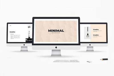 Minimal Presentation Template branding business corporate creative design extended graphic design keynote marketing medical minimal office powerpoint pptx presentation presentations proposal simple standard ui