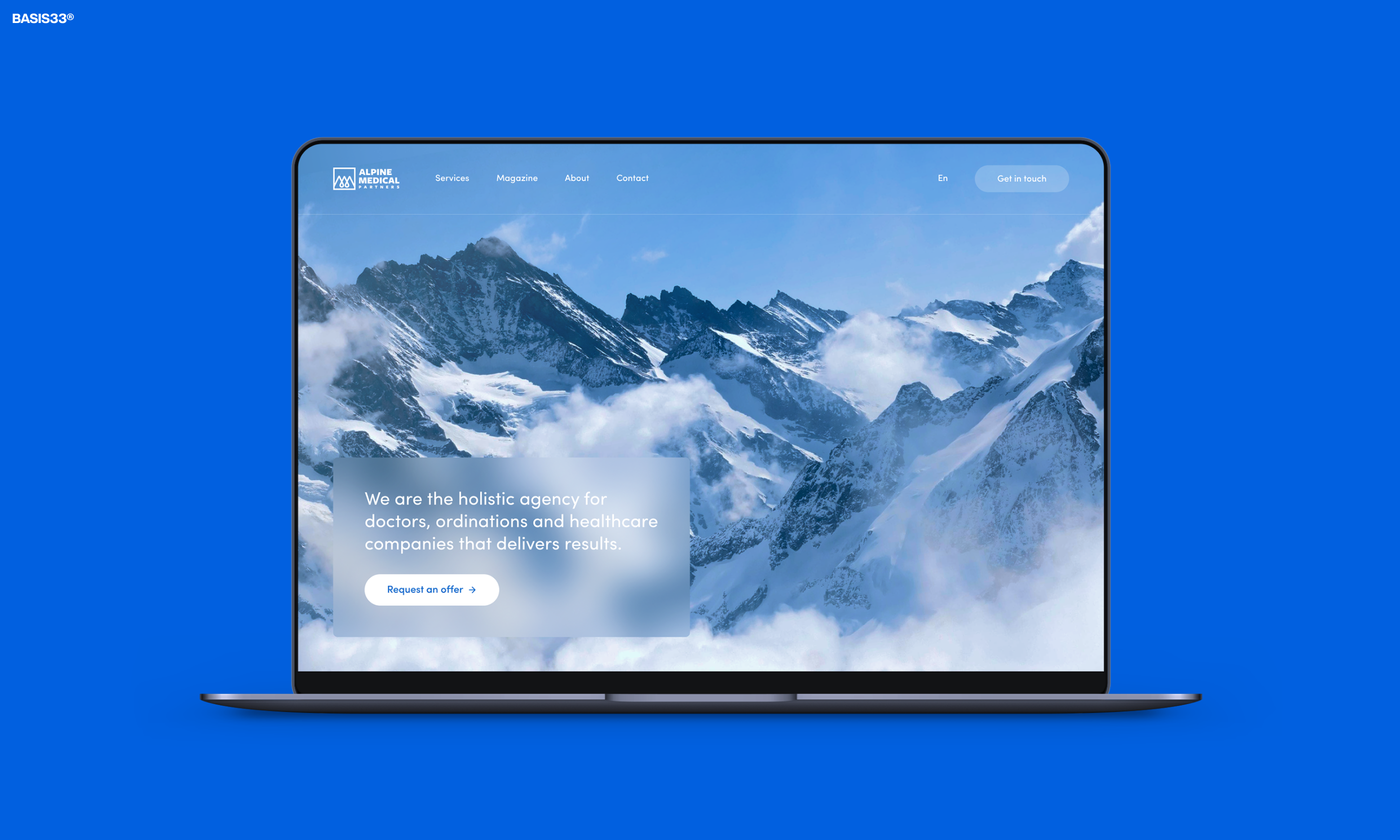 Alpine Medical Partners - website design and development branding graphic design logo ui web design