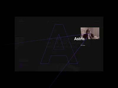 Vide Infra Website agency black dark homepage minimal ui