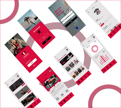 STRONGFIT fitness fitness app fitness app design fitness app ui