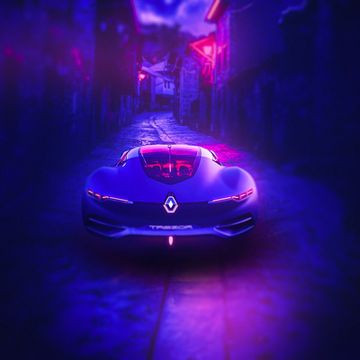 CYBERPUNK CAR adobe photoshop cyberpunk design graphic design photo editing photo manipulation poster design posterdesign posters