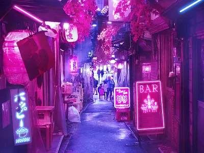 CYBERPUNK STREET adobe photoshop cyberpunk design graphic design photo editing photo manipulation poster design posterdesign posters