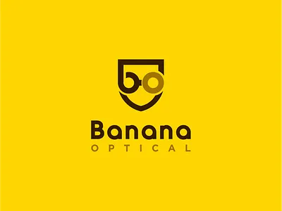 Banana Optical Logo icon logo logo logodesign optical