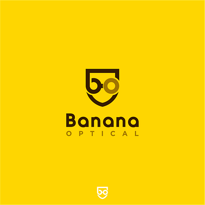 Banana Optical Logo icon logo logo logodesign optical