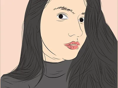 Pevita Pearce Line Art beutt design girl human illustration illustrator lineart pevita pearce