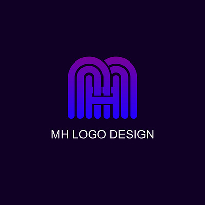 MH Logo Design For Sale letter mh letter mh lettering logo logo design logo hm logo hm logo mh monogram logo