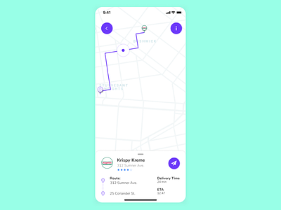 Daily UI #020 - Location Tracker app daily ui dailyui minimal ui ux