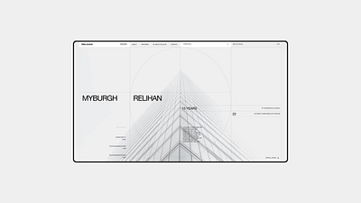 Relihan Myburg - Website Concept Shot design ui ux web design