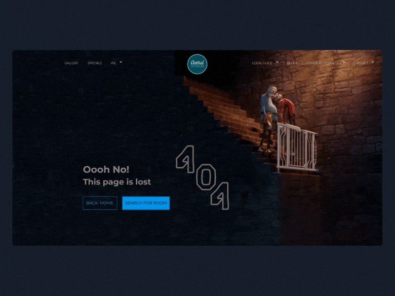 404 error page 404 error page animated illustration ui