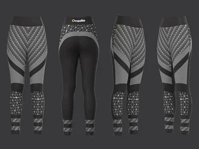 Leggings Design 3d 3drendering apparealdesign design fashion design fashionindustry flat flatdesign leggings pattern design technicaldesig