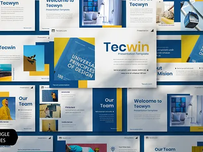 Tacwin Presentation Template branding calor desgin design google slides keynote keynote template powerpoint template presentation template typography