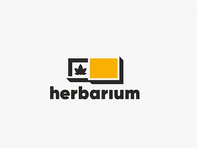 Herbarium box cannabis logo