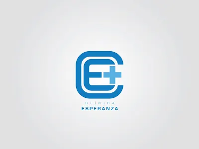 Clínica Esperanza branding health logo