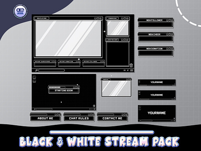 Animated Stream Package Overlay Black Pixels, Pixel Stream Pack aesthetic overlay banner twitch be right back blue overlay cottagecore stream overlay cute overlay free twitch overlay just chatting scene lofi overlay overlays stream overlays stream screens twitch background twitch banner twitch bits twitch overlay pack twitch scenes twitch streaming twitch subscribe vtuber overlay