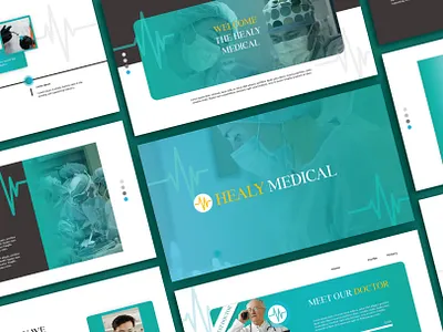Healy Medical google design google slides healy keynote medic medical powerpoint powerpoint templates slides template