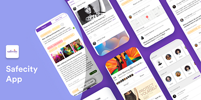 Safety App blue theme design designing mobile app shot ui uiux ux