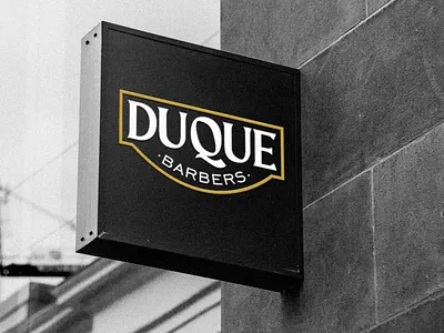 logo design for Duque Barbers brand brand identity branding branding design design logo logodesign logotype