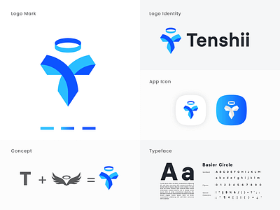 Tenshii - Crypto Currency Logo a b c d e f g h i j k l m n abstract app icon blockchain branding crypto design dribbble ecommerce fintech identity illustration logo mark metaverse modern nft o p q r s t u v w x y z symbol tenshii