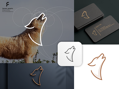 Wolfau Logo animals awesome branding clean corporate branding design fox golden ratio grid illustration inspirations logo logodesign minimal modern simple typography vector