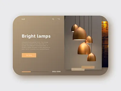 Lamp concept branding concept design lamp lamps typography ui ux web web design webdesign