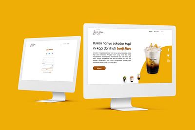 Redesign Website Janji Jiwa mockup uidesign uiux web design website