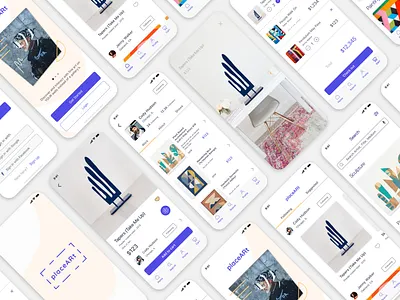 placeARt app ar app art app augmented augmented reality gallery art mobile app mobile app design mobile design mobile ui sculpture ui ux