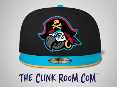 Cap't Crackers cap caps cracker crackers hat hats mascot mascot logo parrot parrot logo parrots pirate pirate logo pirates