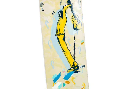 TheSmashing skate deck, 2014 AIGA SHRED MOCA,Va moca virginia shred skateboard