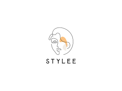 Line Art, Modern Minimal Line Art Logo, Continuous Line Art beauty logo brand identity branding continuous line art line art line art logo line art women logo logo design logodesigner logos logotype minimal minimal logo modern minimal line art logo one line art salon logo women logo