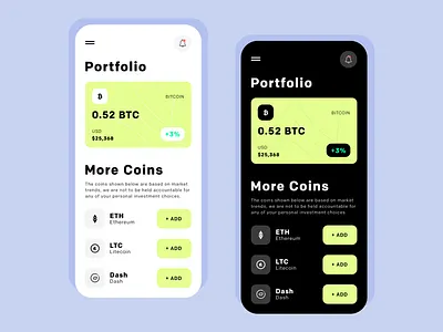 Crypto Exchange App - UI/UX Design app app design art bitcoin blue crypto crypto currency crypto exchange crypto wallet cryptocurrency cyan design flat green minimal stocks typography ui ux vector