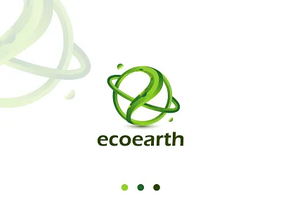 Earth Logo Design Concept - Letter e & earth abstract brand identity branding creative logo earth environment globe green letter logo logo logo design logo mark logodesign logotype mark minimal planet space symbol vector