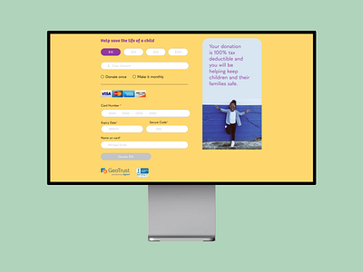 Donation/Payment Desktop Page checkout creditcard design donate donation fire firefighter nonprofit payment redesign ui