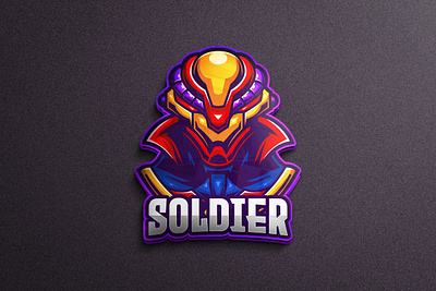 Soldier Mascot Logo branding character esports game game asset game avatar illustration logo logo gaming mascot mobile game mobile legends pubg avatar pubg logo pubgmobile soldier team logo tshirtdesign twitch vector