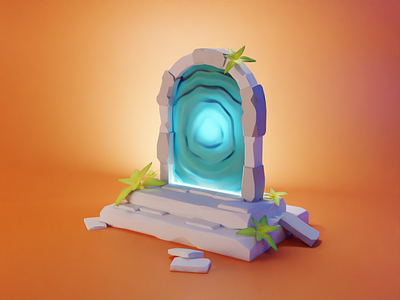 door 3d blender cycles