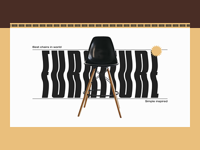 Furniture landing page artdirection bedroom black brown chair chairs clean dinningroom furniture header home kitchen landing landing page layout livingroom minimal office stickers yellow