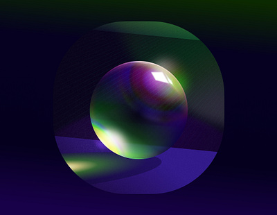 Glass 👏🏼🚫🧢 3d blur figma glass gradient illustration lighting nft prism sphere vector