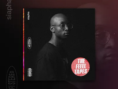 Siapha — The Feeel Tapes — Album Cover Design album album cover album cover design apple music artist bayarea cd flow hiphop indie liberia lp lp cover michael jackson music rap san francisco spotify sticker vinyl