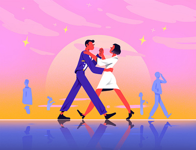 LOVE 2d animation illustration love married motion design motion graphics