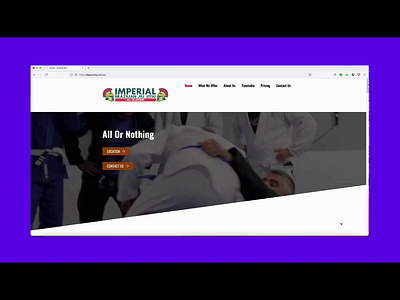 https://imperialbjj.com.au/ animation design graphic design motion graphics ui ux uxui design web design