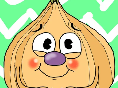 weepy cuphead digital art fan art fanart illustration onion weepy the onion