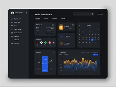 Wallet Dashboard Design