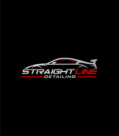 Straight Line Detailing Car Logo Design automobile brand identity branding branding design branding designer business lgo car company logo custom logo eye catching logo food logo logo logo design logo designer logo maker minimal logo motor restaurant logo unique logo