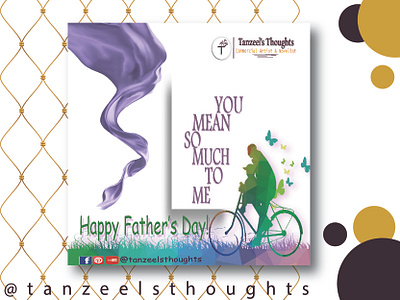 Fathers Day, Social Media Greetings Card Design. branding creative facebook ad facebook ads facebook banner instagram stories social media design social media pack