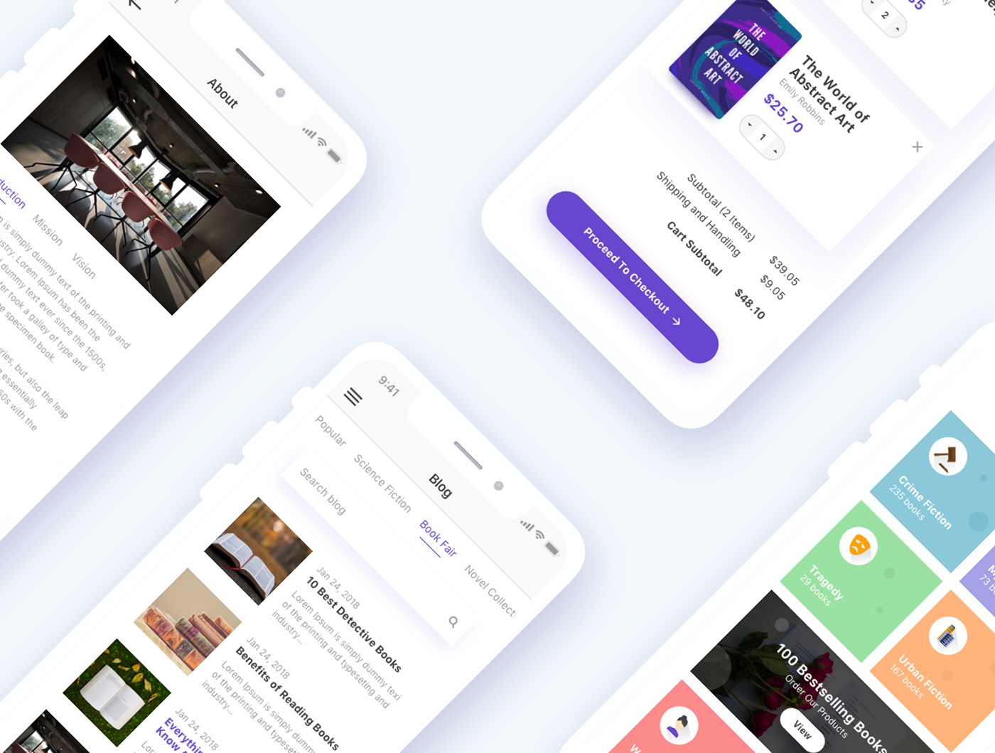 Bookly - Book eCommerce App Design by Erfan | Ernad Studio on Dribbble