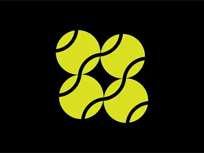 Tennis Symbol balls brand identity branding design emblem graphicdesign logo logo design logo symbol logodesign mark sport symbol symbolmark tennis tennis balls trademark