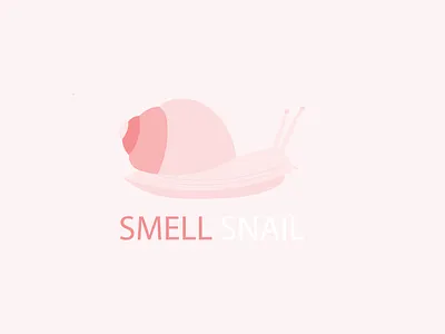 snail design illustration logo minimal