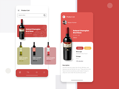 Wine App android app beerapp branding design icon illustration vector wine wine label wineapp