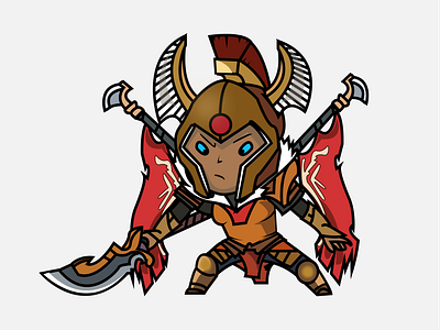 Legion Commander Dota 2 art dota dota 2 dota2 hero image logo vector