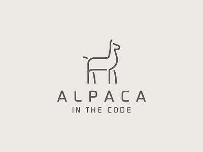Alpaca Logo alpaca animal game game development games logo minimal minimalistic technology